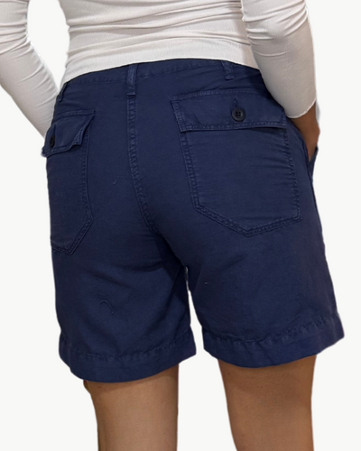SANTOS WOVEN SHORT IN INDIGO