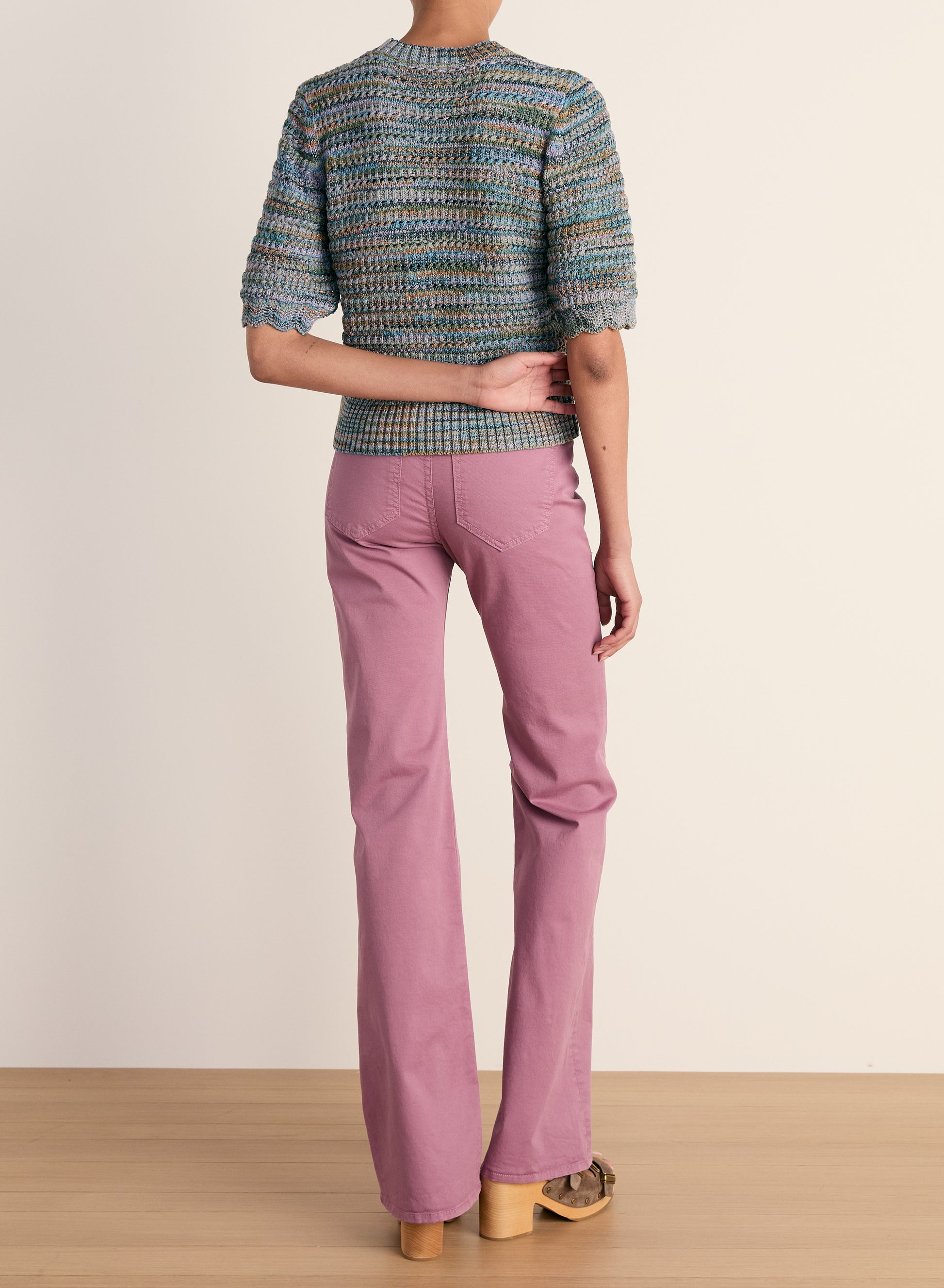 Veronica Beard Crosbie High Rise Wide Leg at Romi Boutique