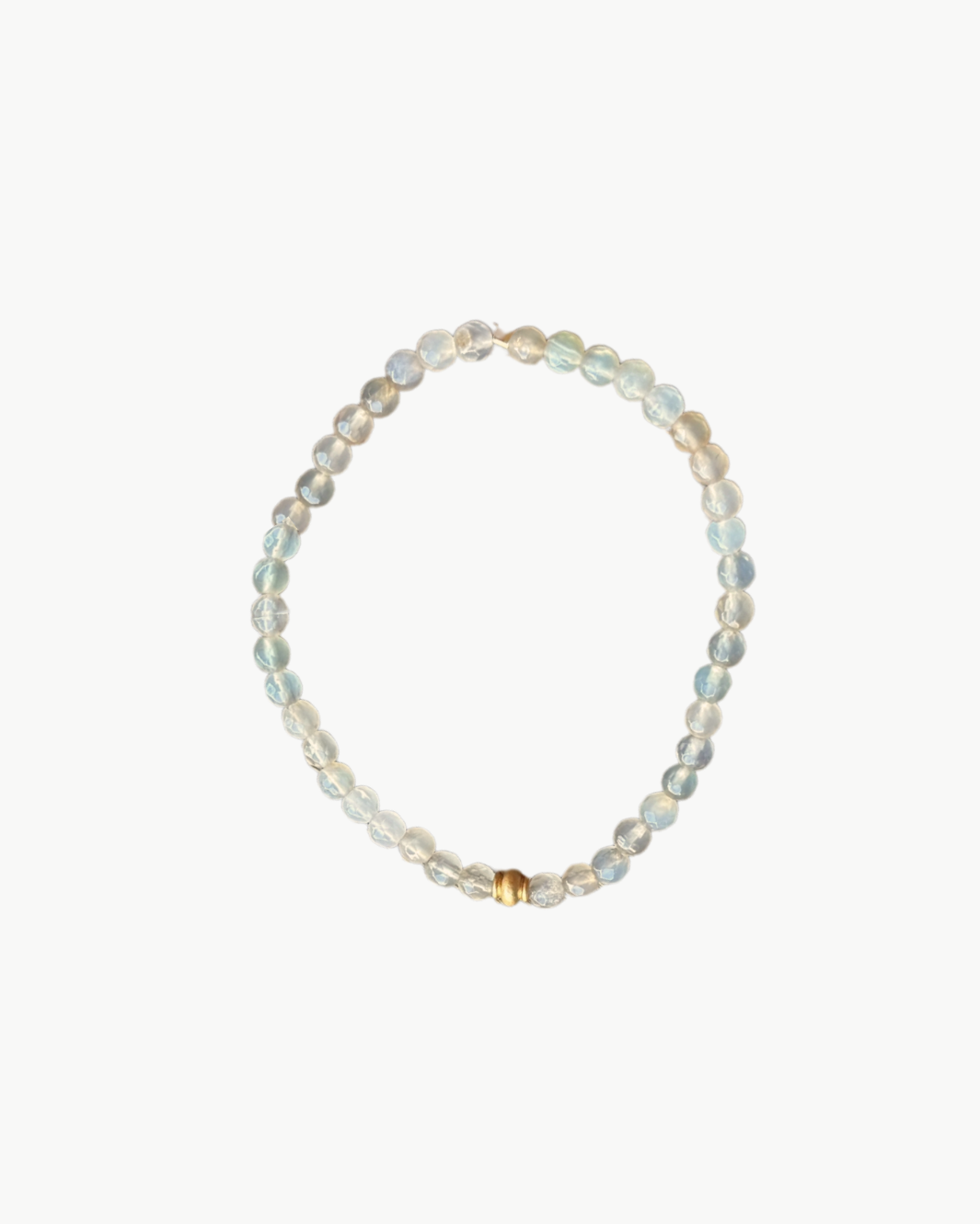 SKINNY CHARM BRACELET IN FADED CLEAR