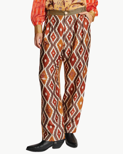 LYDIA TAILORED PANTS IN RODEO - Romi Boutique