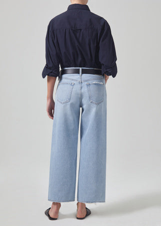 PINA LOW RISE BAGGY CROP IN CASCADE - Romi Boutique