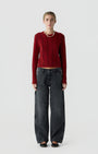 Guest In Residence Shrunken Checker Crew at Romi Boutique
