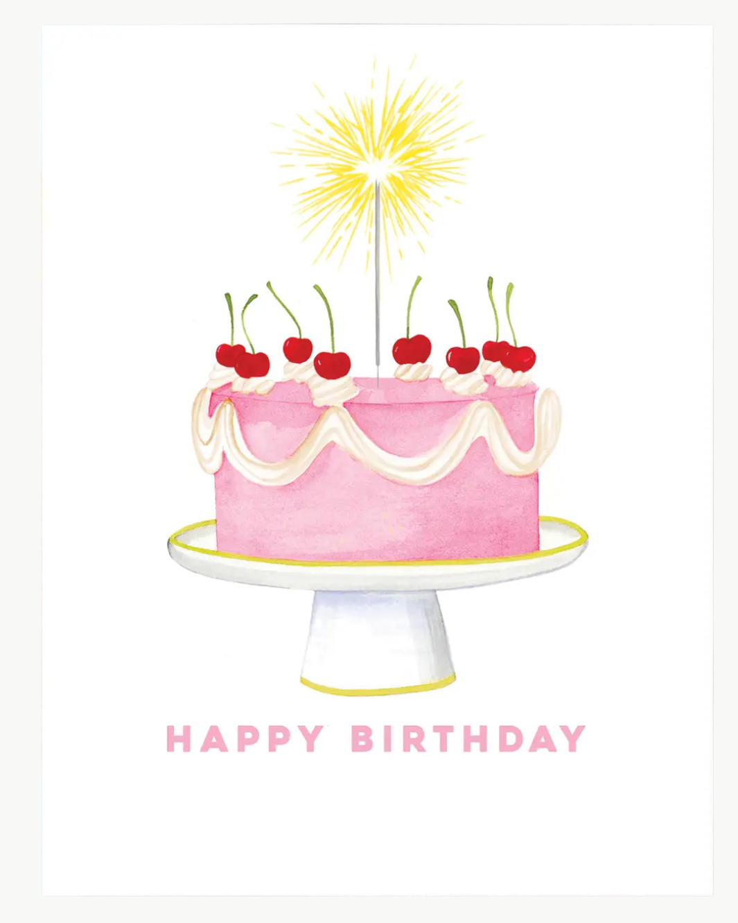 Abigail Jayne Design Sparkler Cake Greeting Card at Romi Boutique