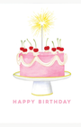 Abigail Jayne Design Sparkler Cake Greeting Card at Romi Boutique