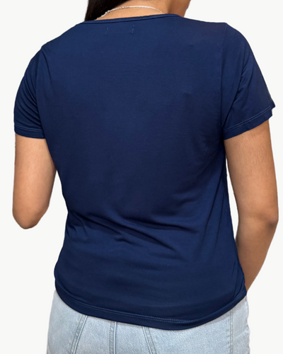 ROUX SCOOP NECK IN ASTRAL NAVY