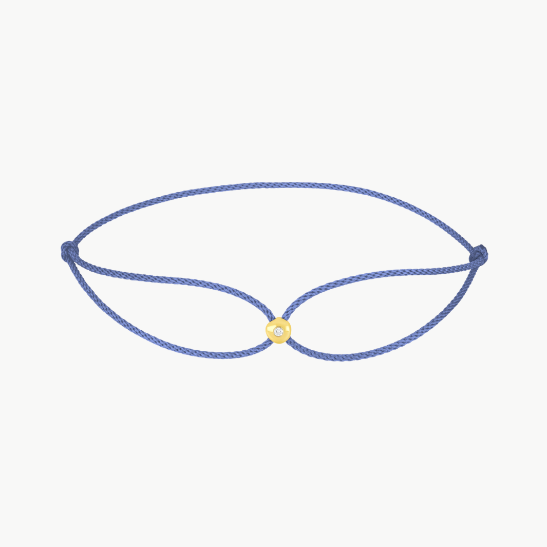 Diamond Dot Cord Bracelet