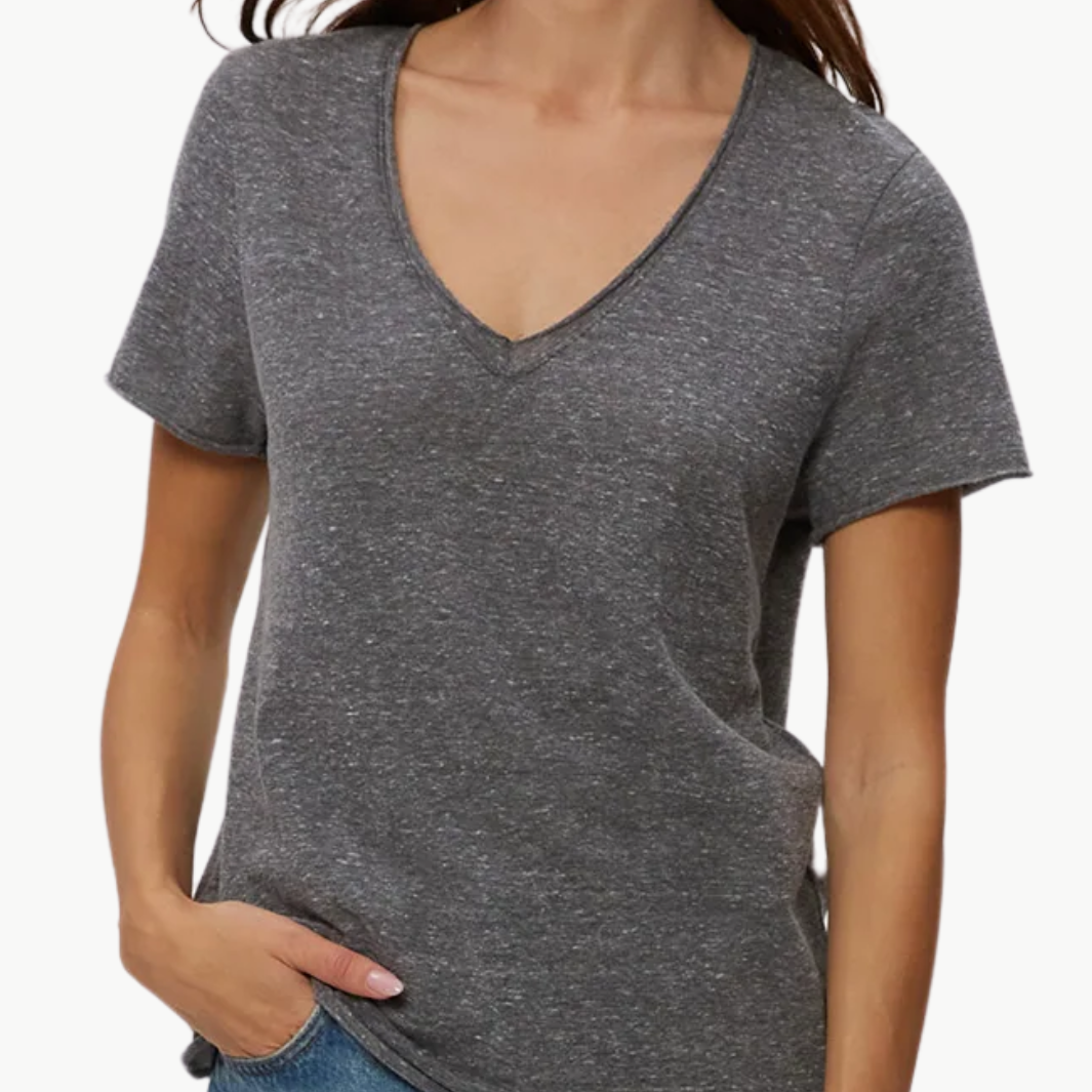 VERA TEE IN CHARCOAL by Michael Stars - Romi Boutique