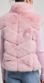 Generation Love Rosario Faux Fur Vest at Romi Boutique