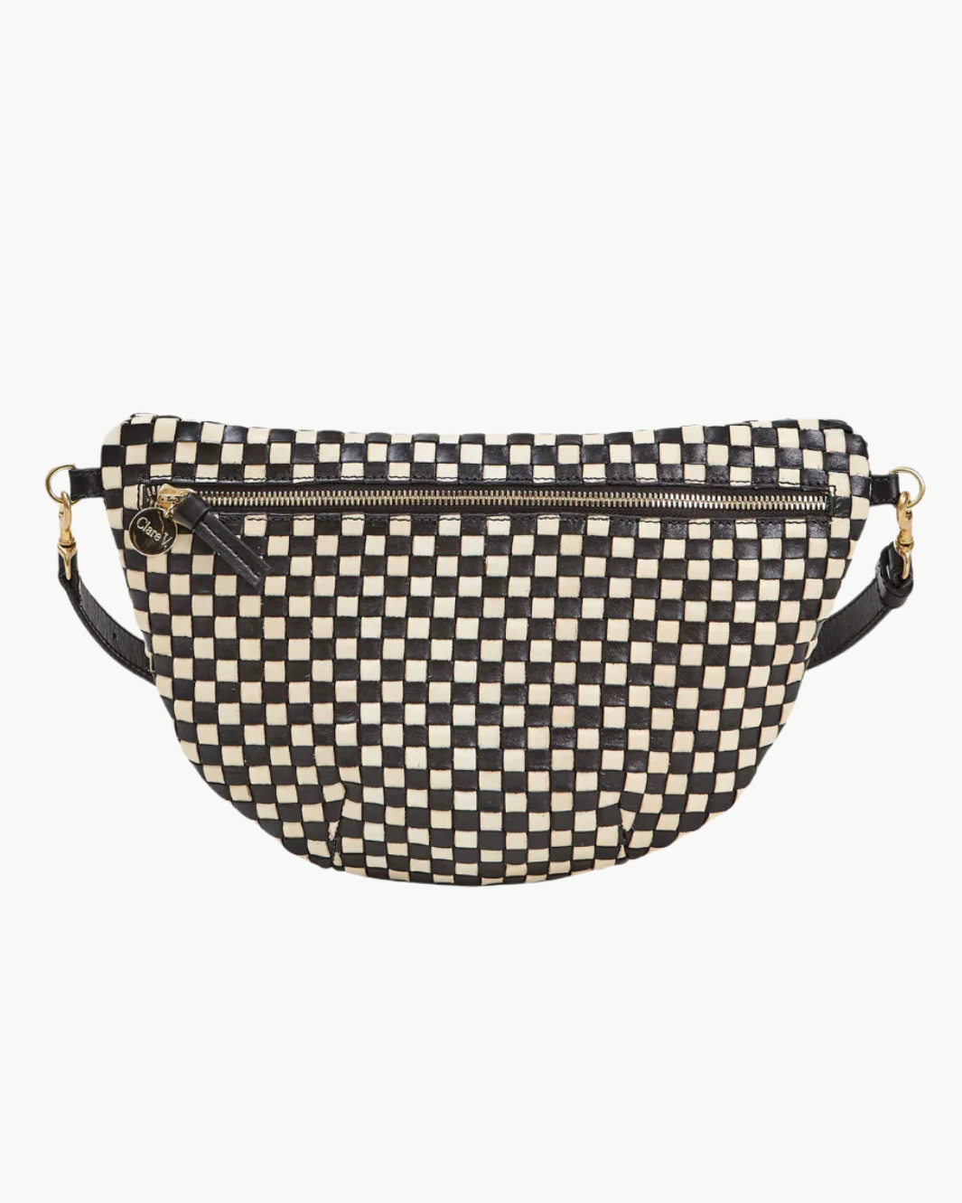 GRANDE FANNY WOVEN CHECKER IN BLACK AND CREAM