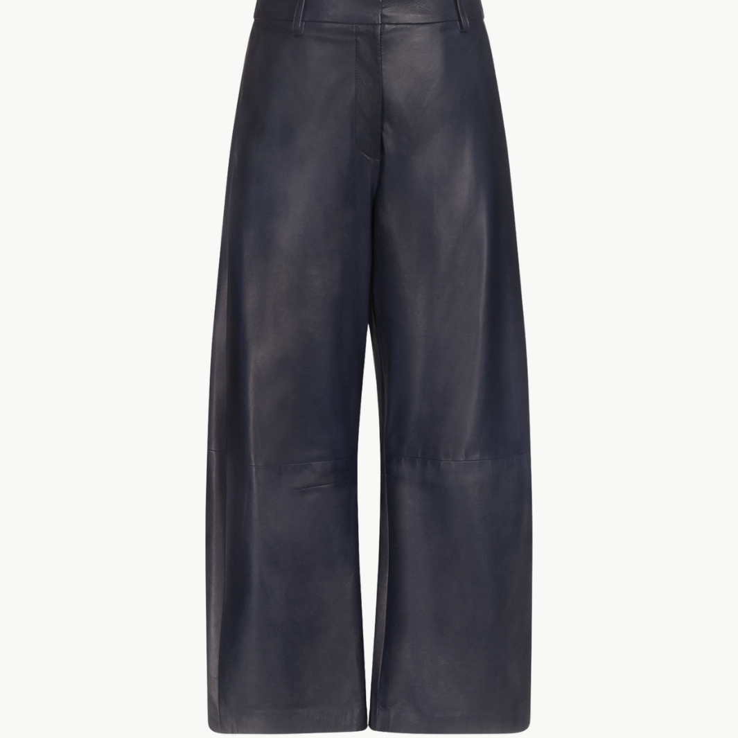 Slouchy Bf Leather Trouser