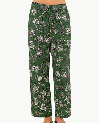 GO WIDE ANGLE PANT PRINTED IN SPLENDOR LODEN