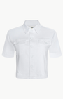 L'Agence KIRSTIE JEAN SHIRT JACKET at Romi Boutique
