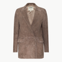 Aimee Oversized Suede Blazer