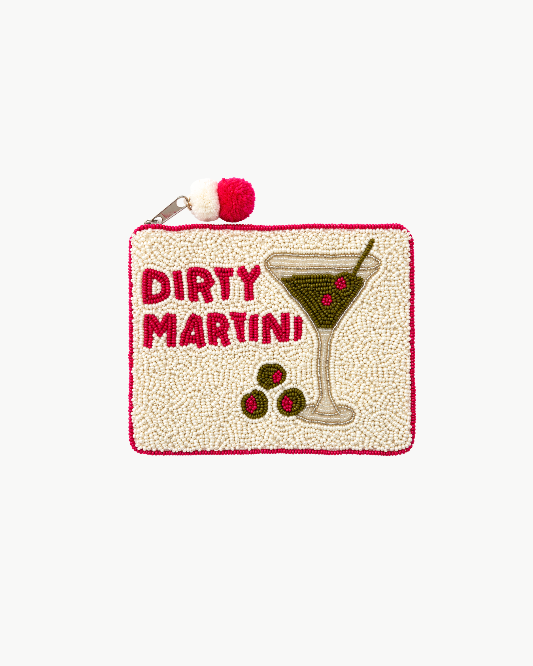 Romi Dirty Martini Beaded Coin Pouch at Romi Boutique
