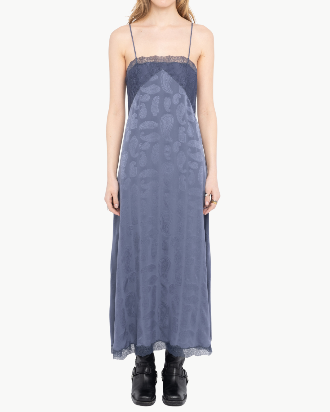 Zadig & Voltaire RIDAR SILK DRESS at Romi Boutique