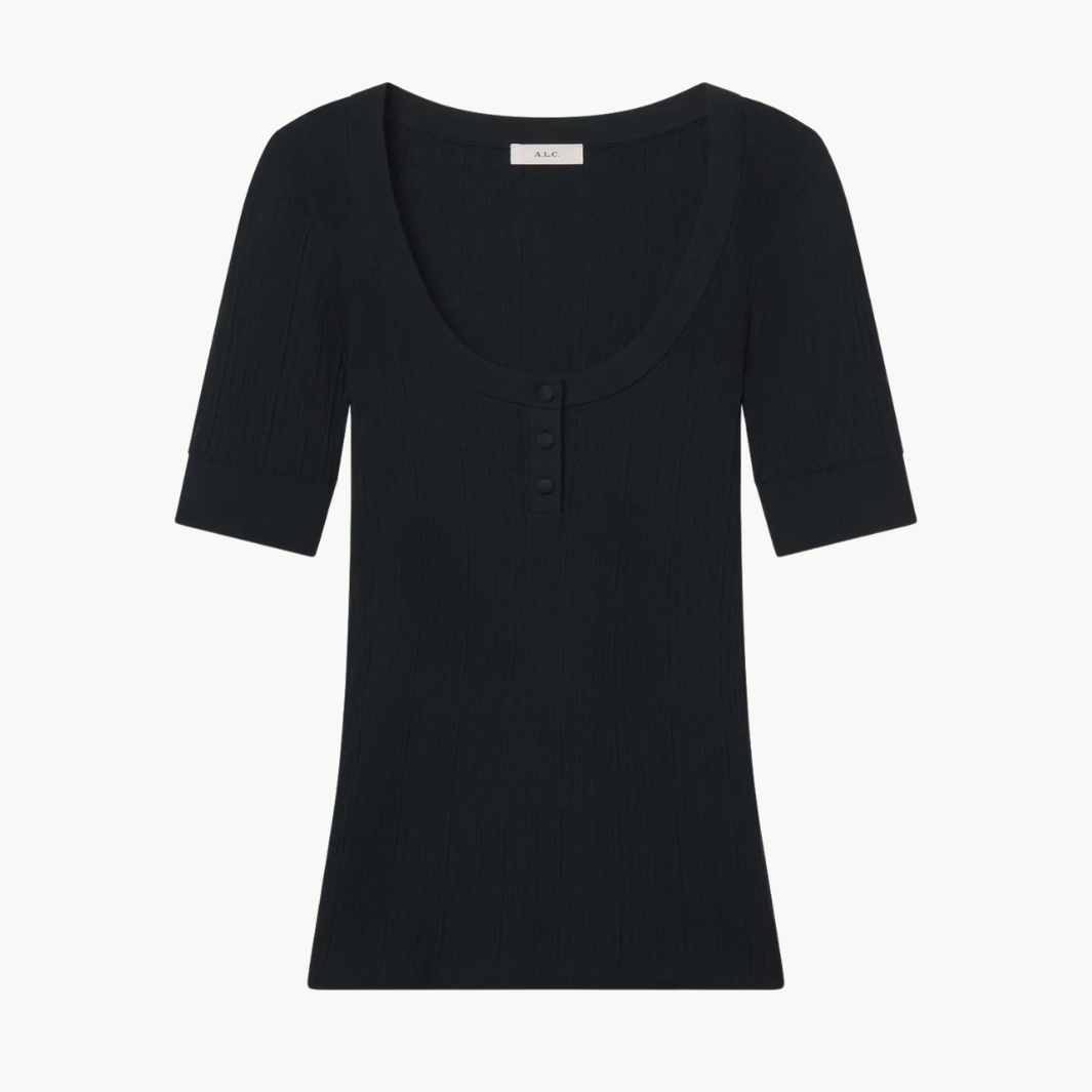Alette Fine Cotton Knit Top