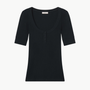 Alette Fine Cotton Knit Top
