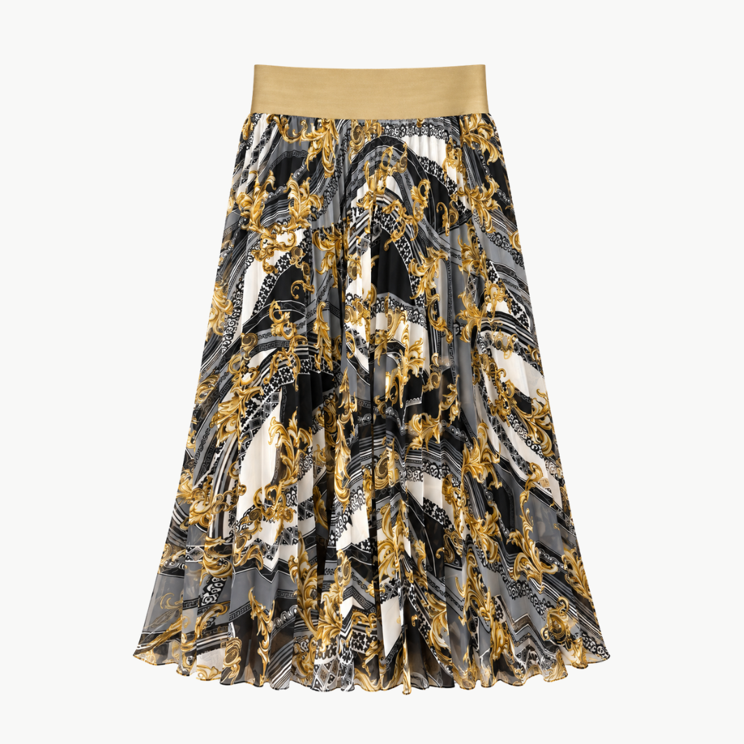 Loyd/Ford Midi-Length Chiffon Skirt at Romi Boutique