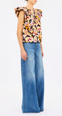 Ulla Johnson ABRIL SHORT SLEEVE COTTON TOP at Romi Boutique