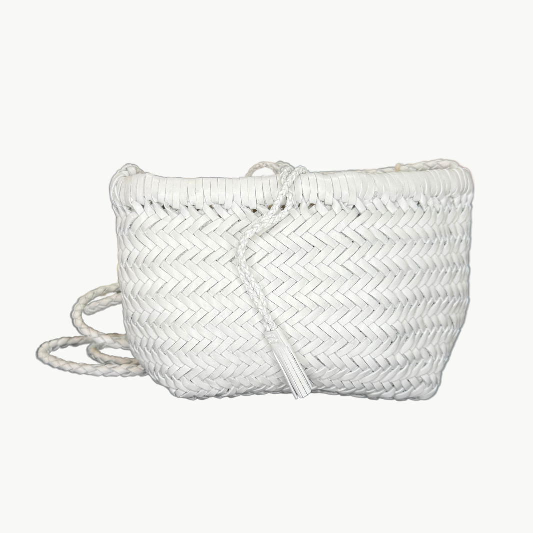Dragon Diffusion MINSU BAG IN WHITE at Romi Boutique