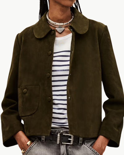 MILAS JACKET IN KAKI - Romi Boutique