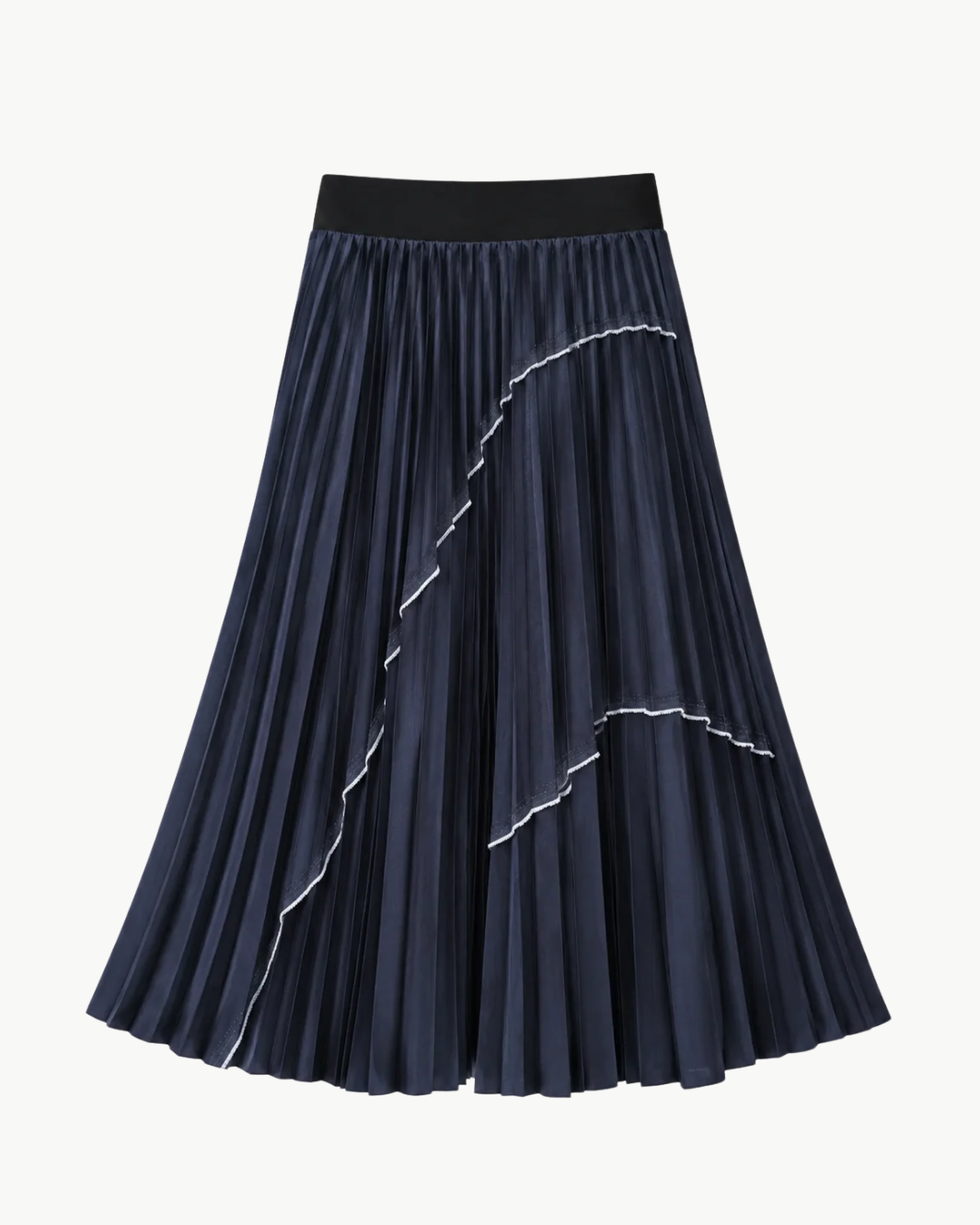 Denim Patchwork Skirt
