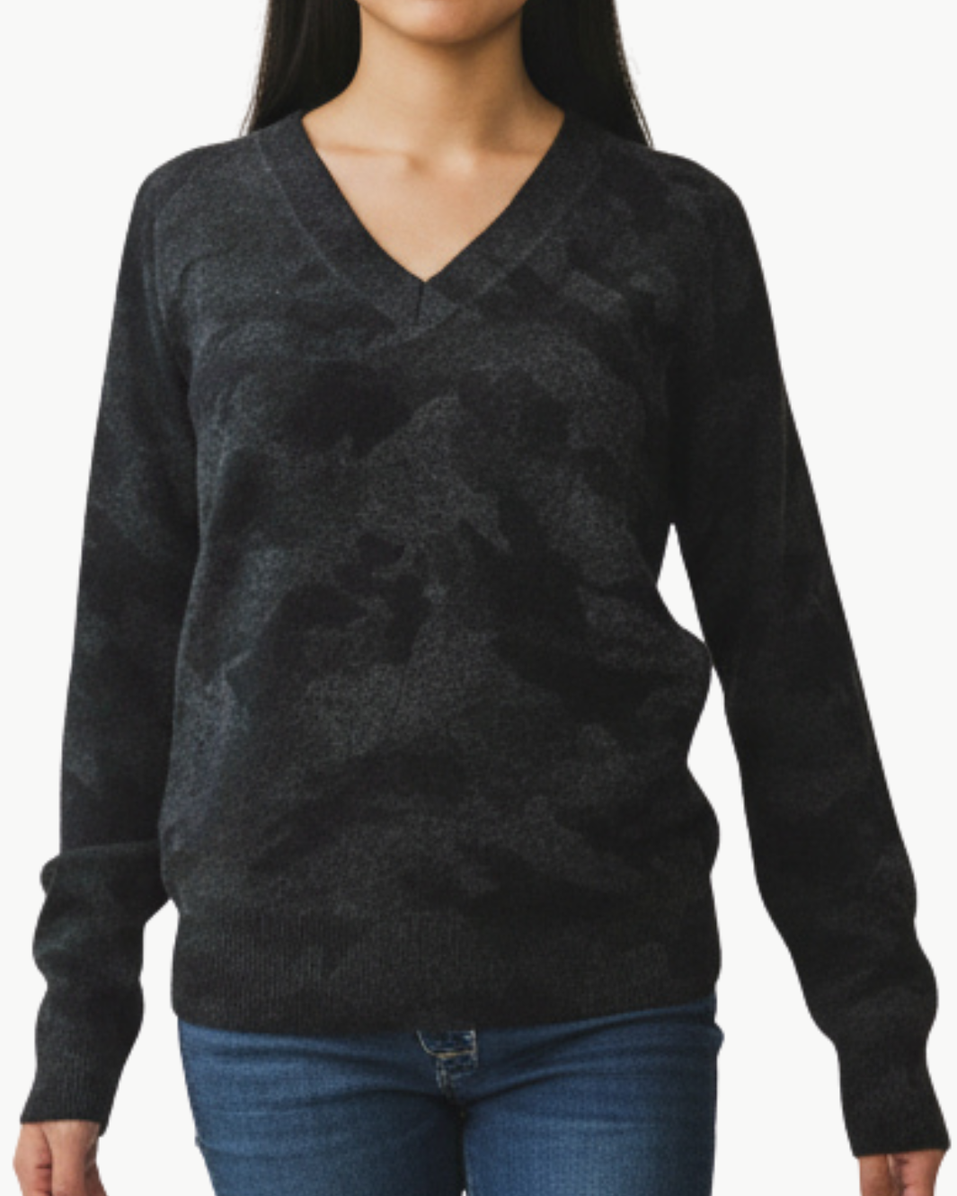 27 Miles Nani V-Neck Cashmere Sweater at Romi Boutique