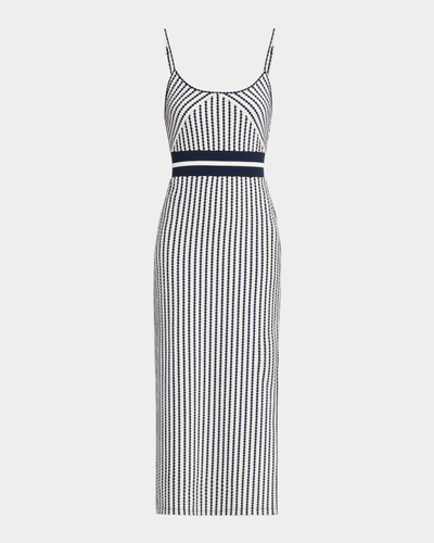 HOLLIS DRESS IN SPRING NAVY