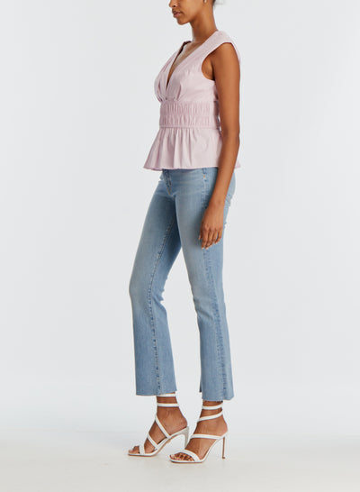 CAROLINA ANKLE SKINNY FLARE IN NOVA - Romi Boutique