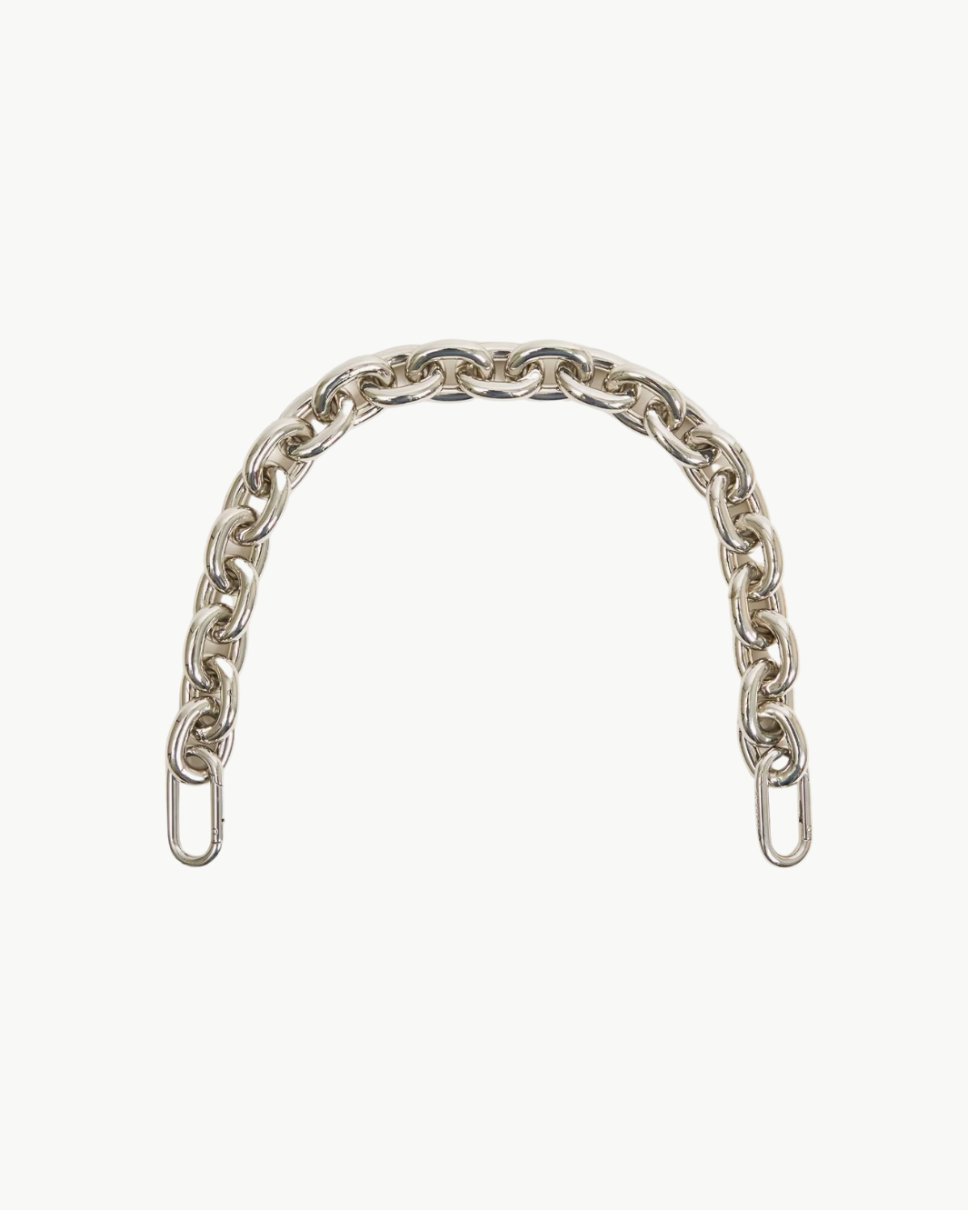 SHORTIE STRAP IN SILVER