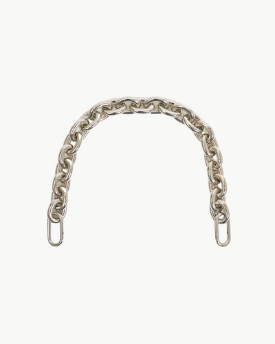 SHORTIE STRAP IN SILVER