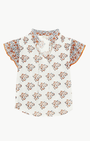 Mabe Stella Short Sleeve Top at Romi Boutique