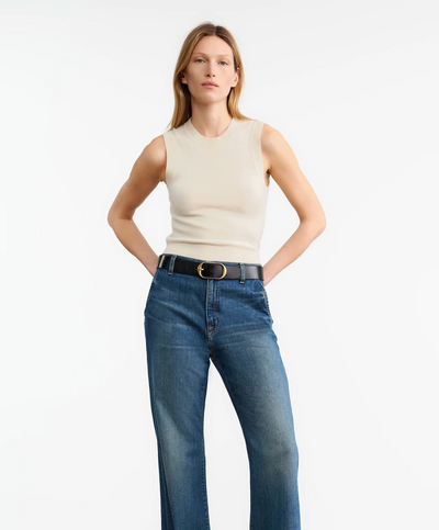 MAY SWEATER TANK IN IVORY - Romi Boutique