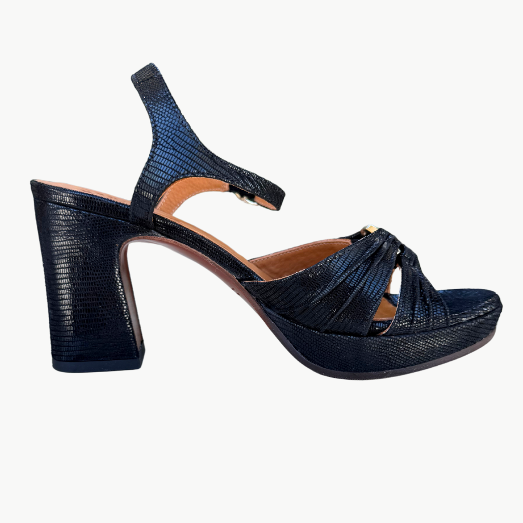 CHIE MIHARA KELOCA SANDAL IN BLACK JEEP at Romi Boutique