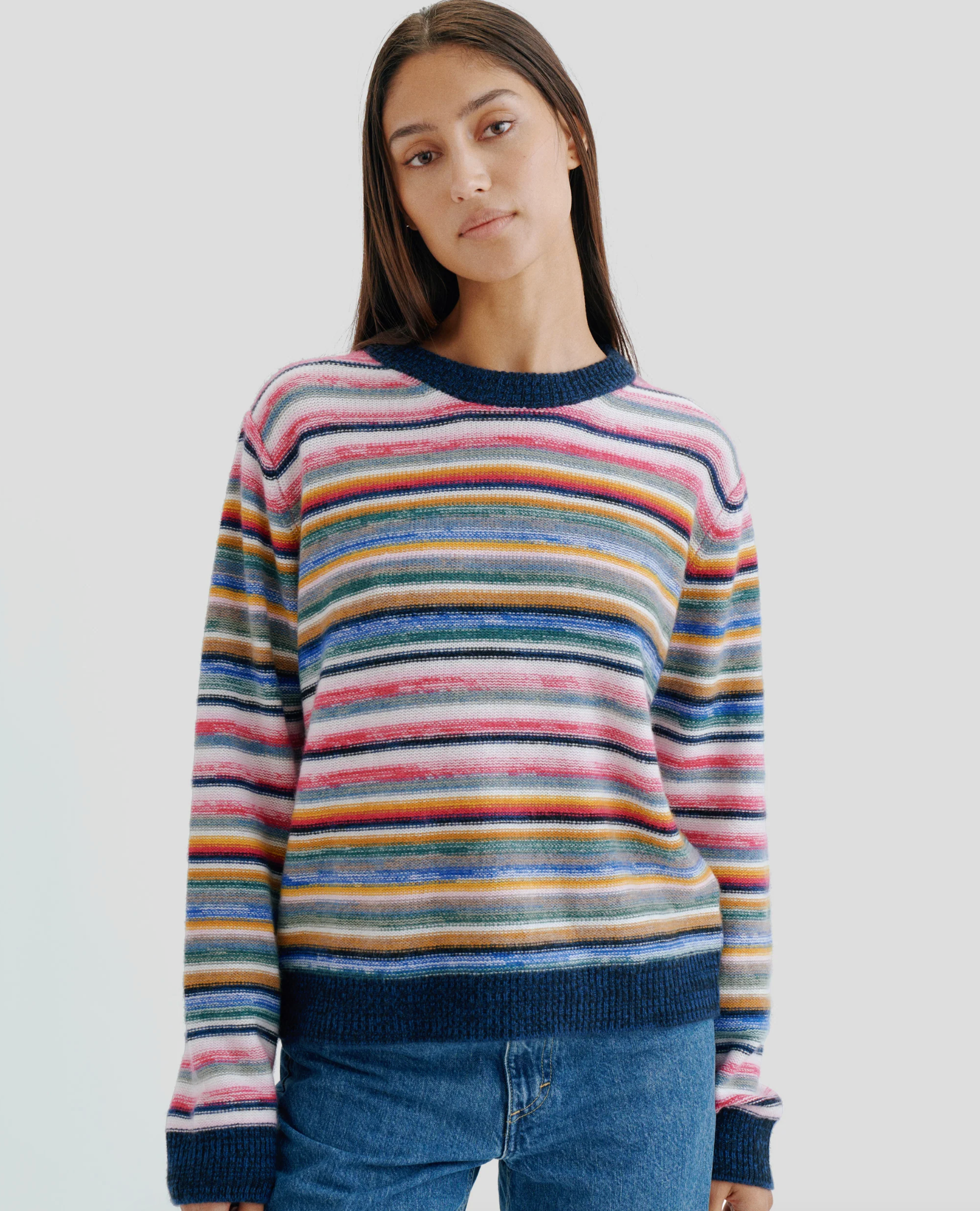 Kismet Crewneck Sweater Mid-Weight Cashmere