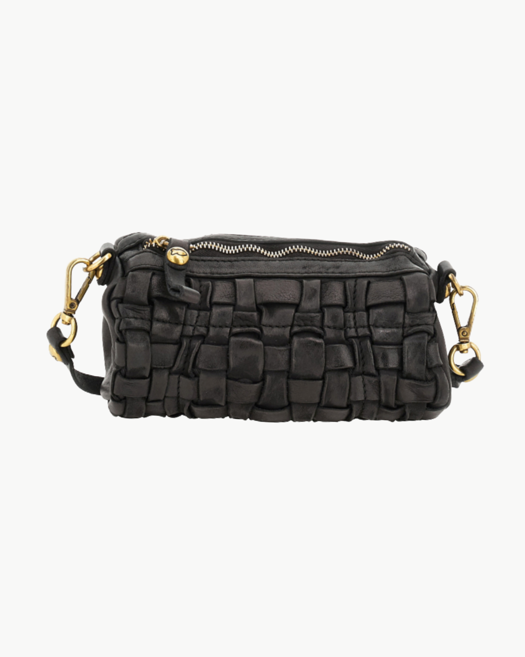 Campomaggi EDERA CROSSBODY IN BLACK at Romi Boutique