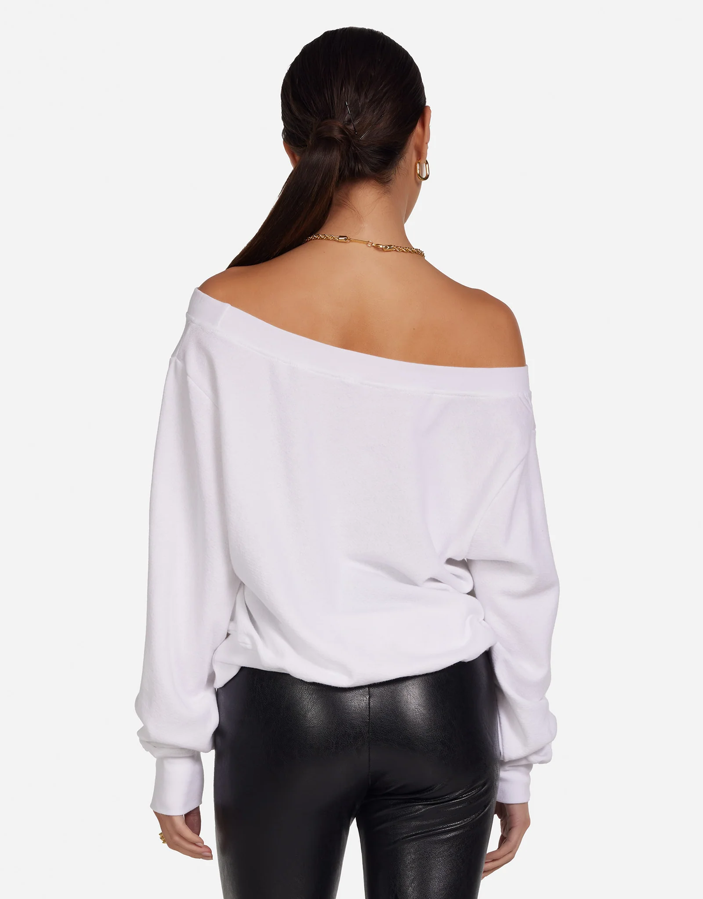 BIX SWEATSHIRT IN WHITE