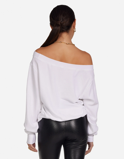 BIX SWEATSHIRT IN WHITE