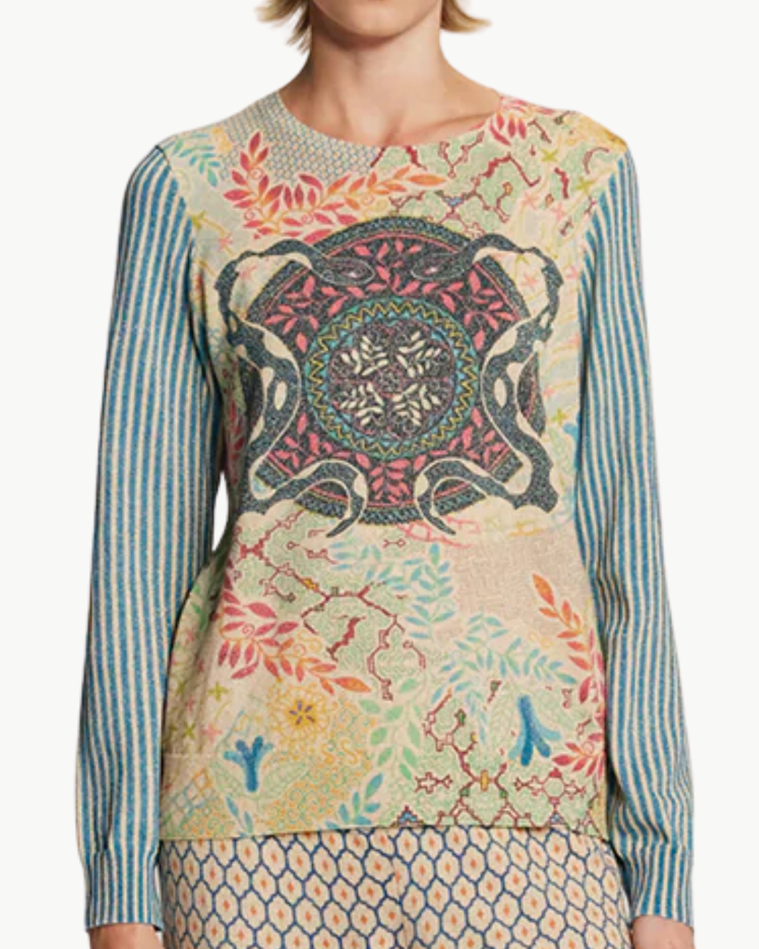 Me369 EMERTA KNIT TOP at Romi Boutique