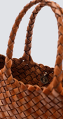 Dragon Diffusion SANTA CROCE SMALL IN TAN at Romi Boutique