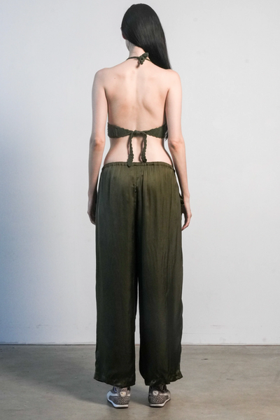 GRENWICH DRAWSTRING PANT IN OLIVE