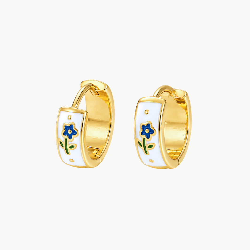 Romi Daphne Tea Cup Hoops at Romi Boutique