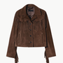 Nili Lotan Eloi Suede Jacket at Romi Boutique