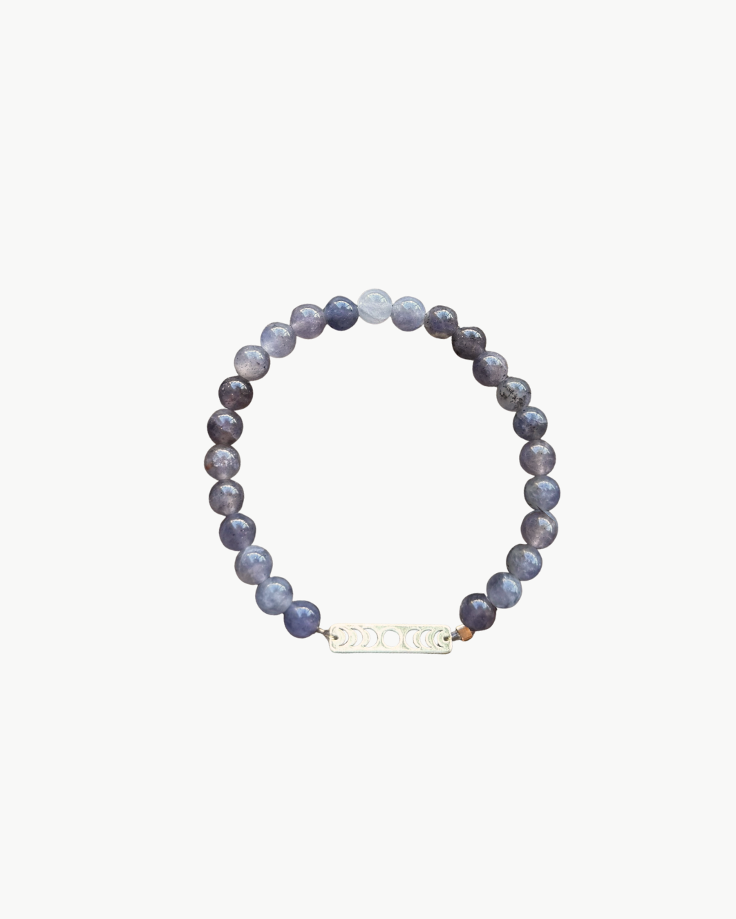 CHARM BRACELET IN PURPLE SMOKE