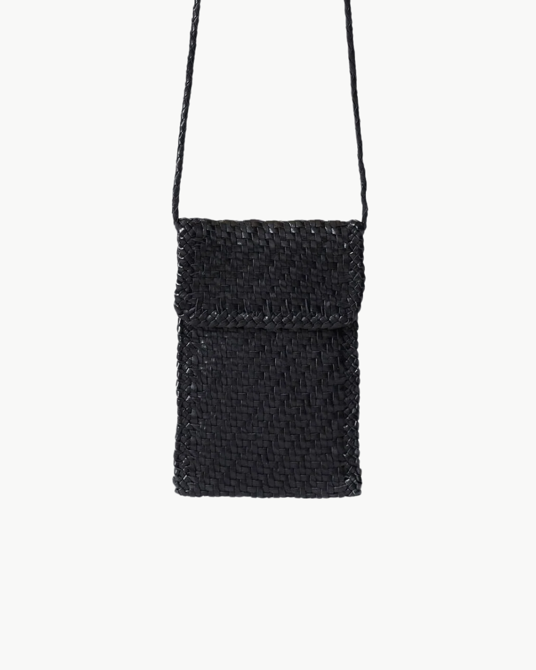 PHONE CROSSBODY IN BLACK