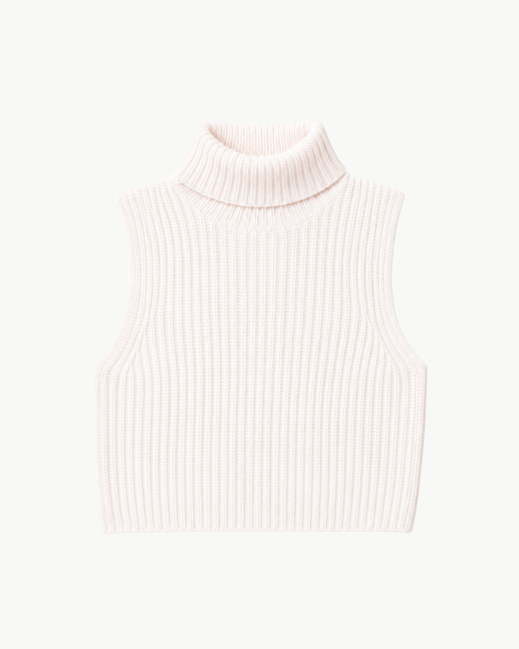 Saige Cropped Cashmere Turtleneck