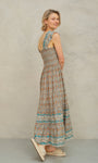 Mabe Jaci Print Maxi Dress at Romi Boutique