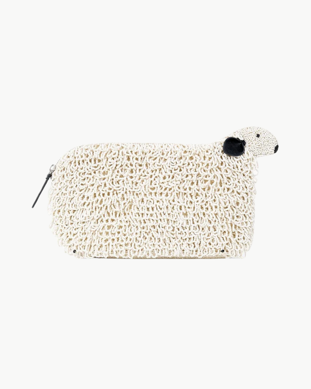 DOLLY BEADED CLUTCH IN IVORY