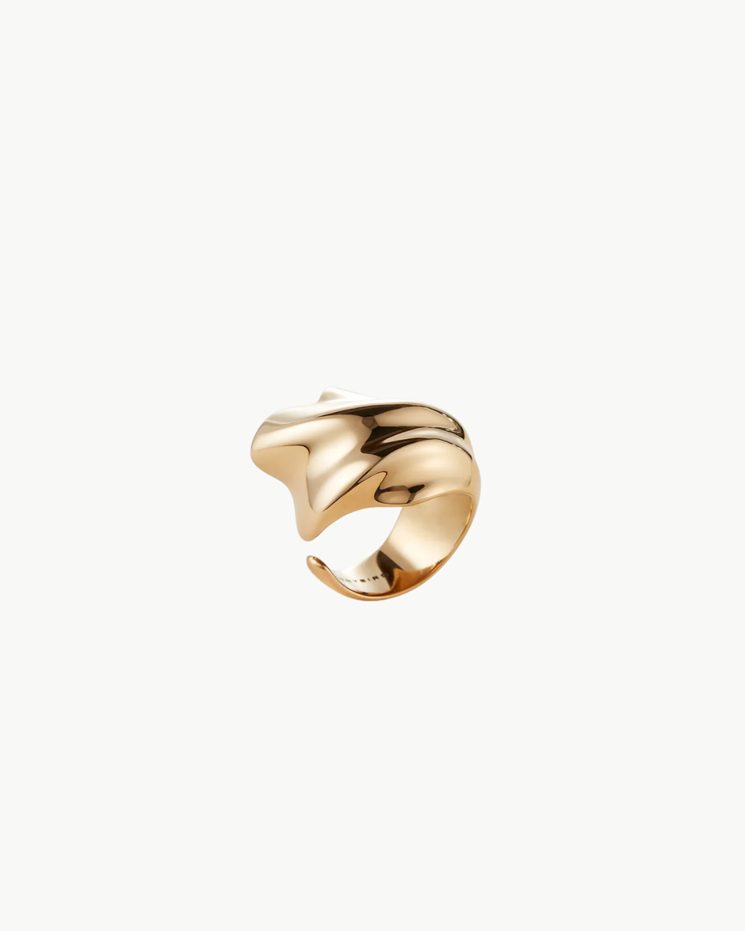 LYDIA RING IN HIGH POLISH GOLD