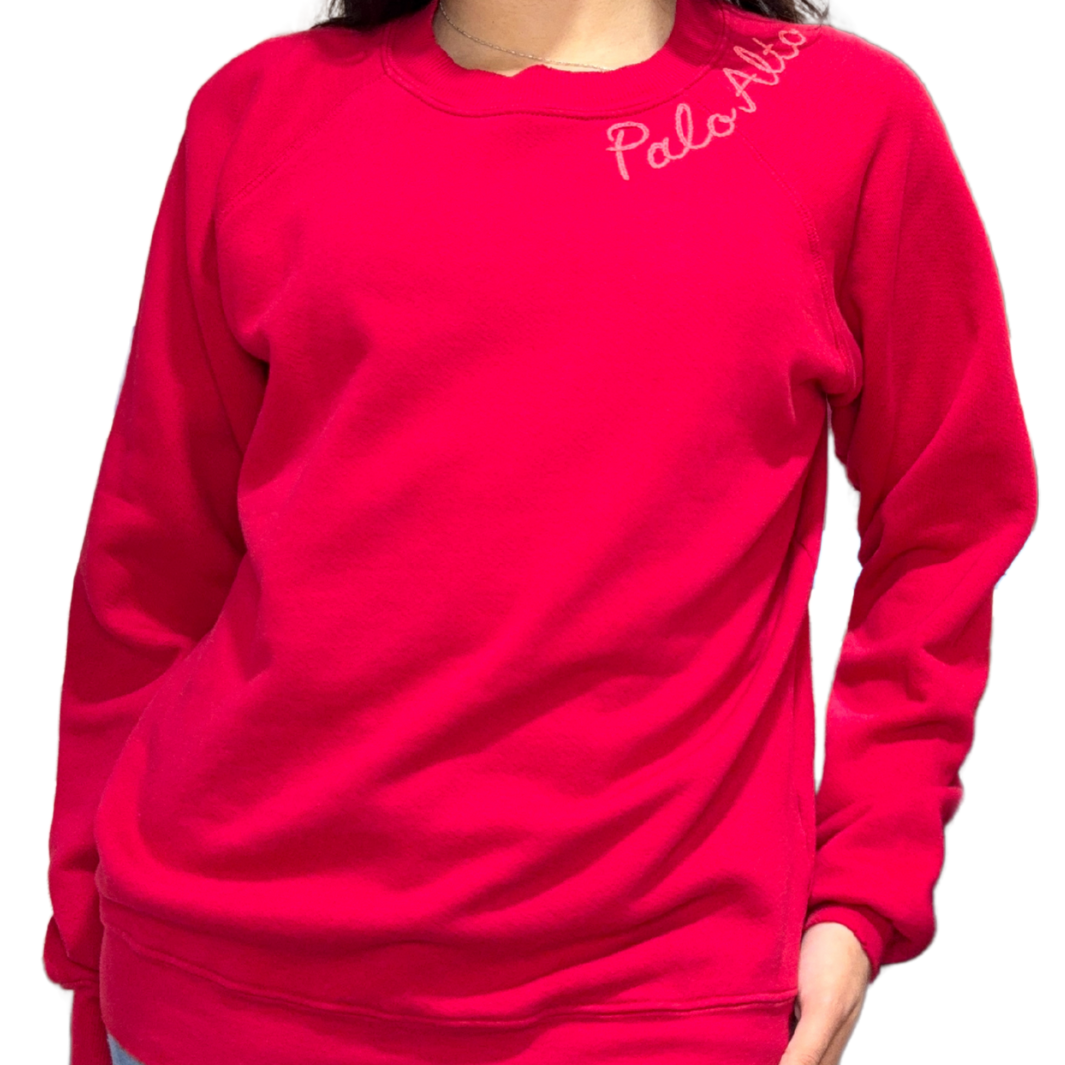 I Stole My Boyfriend's Shirt Palo Alto Sweatshirt at Romi Boutique